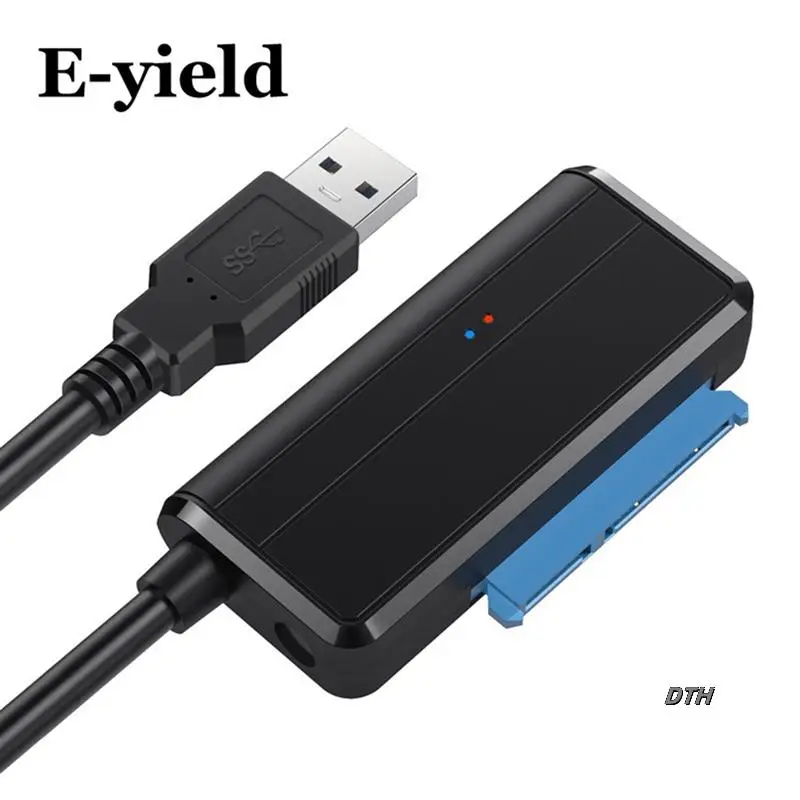 Sata إلى USB 3.0 كابل محول USB 3.0 محول القرص الصلب كابل دعم 2.5/3.5 بوصة محول SSD HDD خارجي