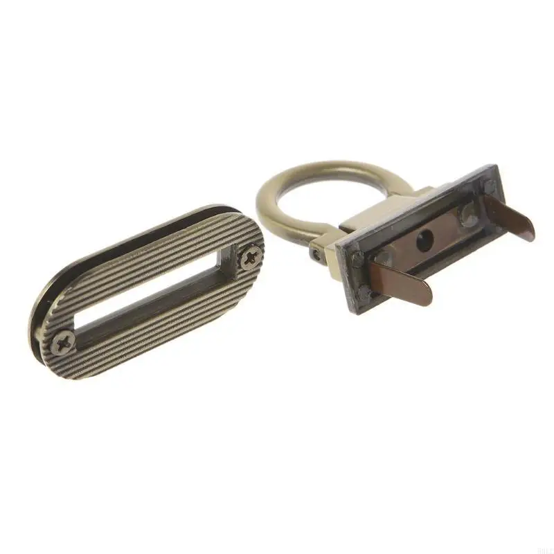 50LE Metal Clasp Turn Lock Twist Locks for DIY Handbag Craft Basware Hardware