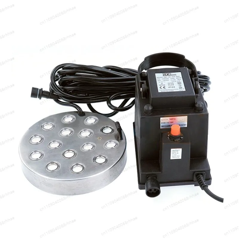 Industrial 15-Disc Ultrasonic Fogging Equipment, Multipurpose Humidifier Mist Maker with Matching Adapter