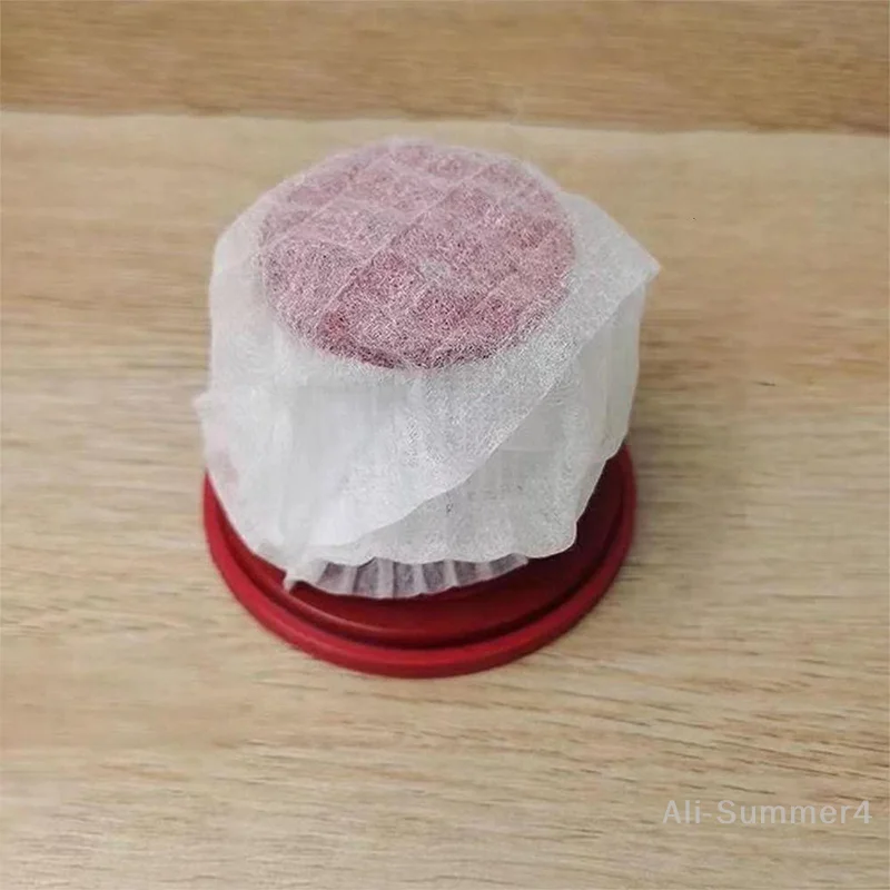 100pcs Disposable Vacuum Cleaner Filter Cartridge Filter Protective Sleeve For Hand-held Household Washable Non-woven Filter