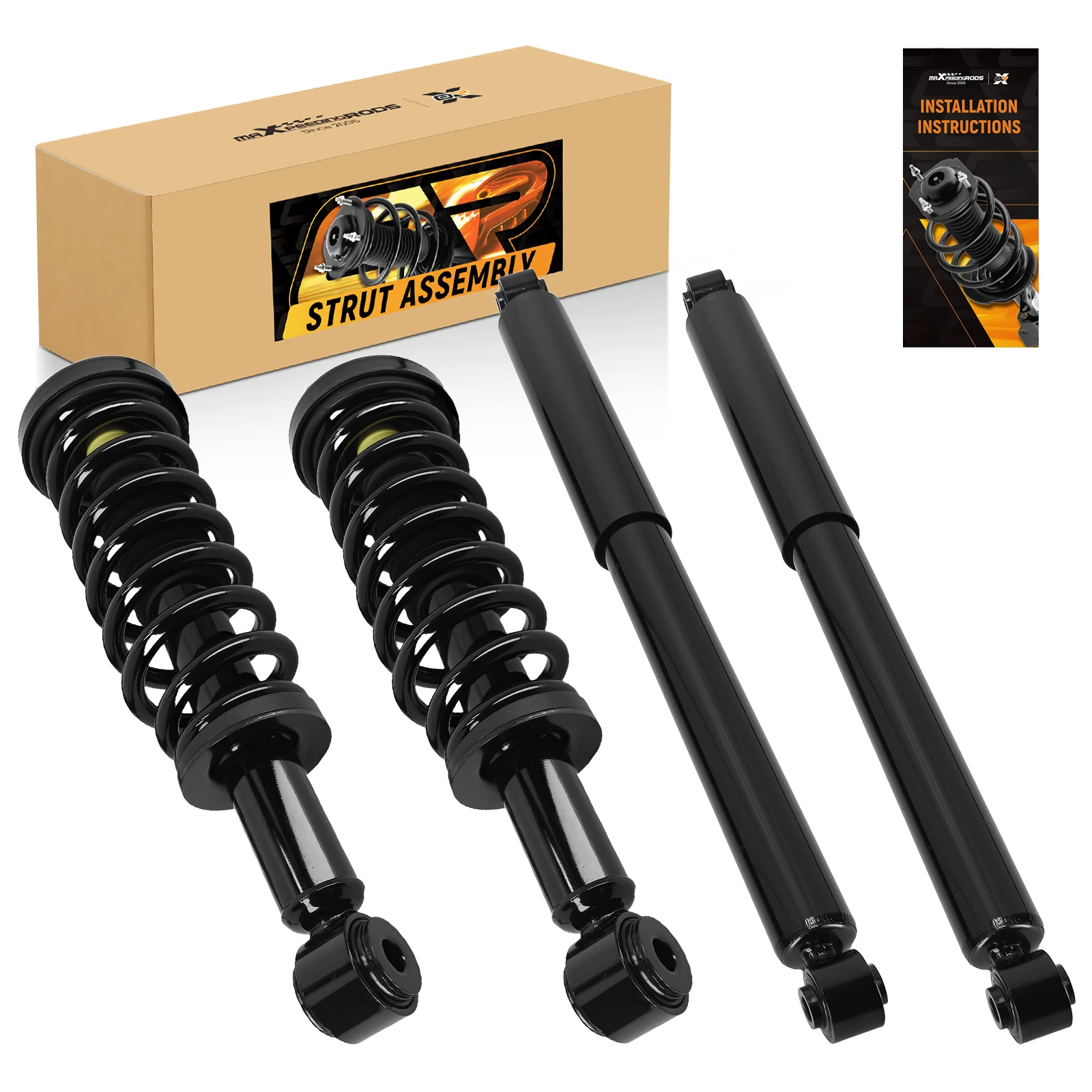 

Complete Rear Front Struts Assembly for Ford F-150 04-08 Lincoln Mark LT 06-08