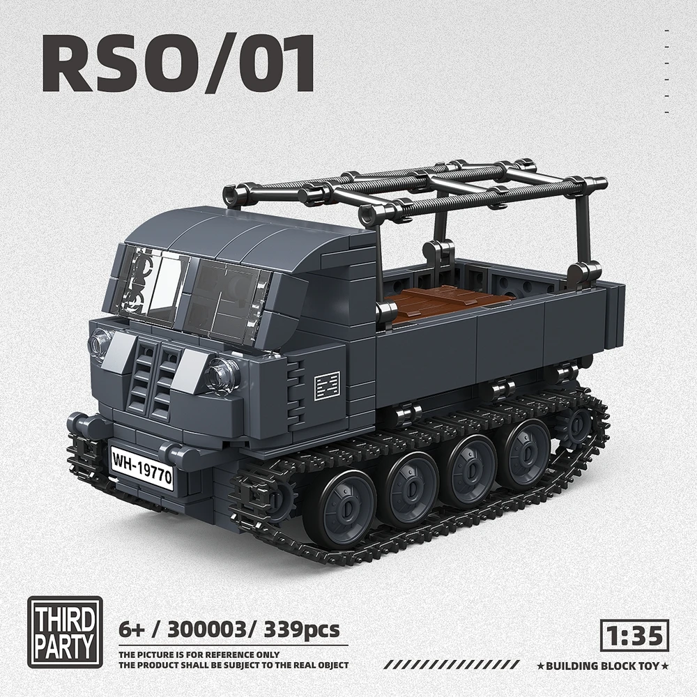 Ww2 Militaire tank Tweede Wereldoorlog SD.KFZ.2 TYPE 82 KUBBELWAGEN Bouwstenen Bricks Kid Educatief Speelgoed voor Jongen Kerstcadeaus