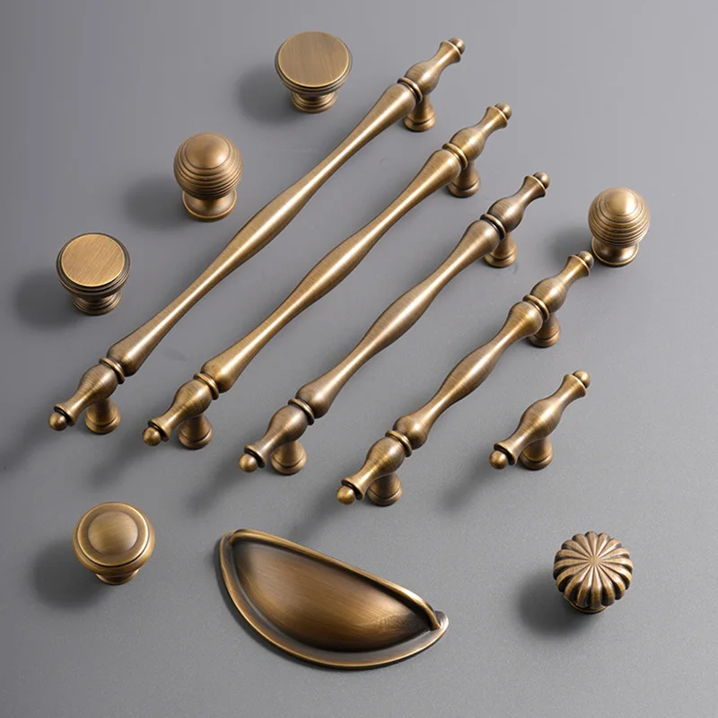 

American Style Kitchen Cabinet Handles Wardrobe Handle T-bar Antique Bronze Drawer Knobs and Puls Available in Multiple Sizes