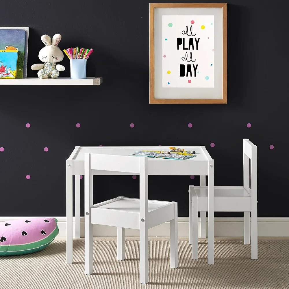 Hunter 3 Piece Kiddy Table and Chair Set,Children Furniture Sets