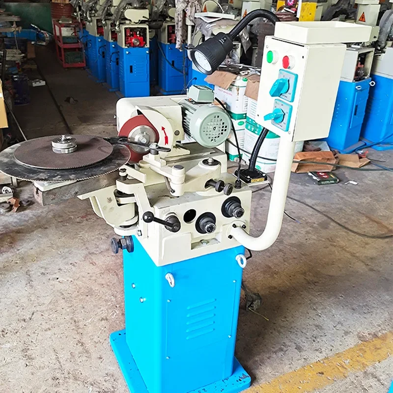 Manufacture sells 450 hss circular saw blade semi automatic tooth making grinding chamfering slotting sharpening machine