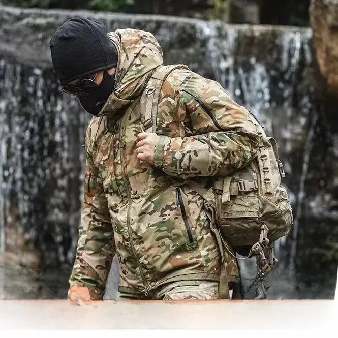 

High-End Tactical Outdoor down Jaet Waterproof Heat Preservation 850 Fill Power Polar Cold Resistant Polyester Fiber Long S...