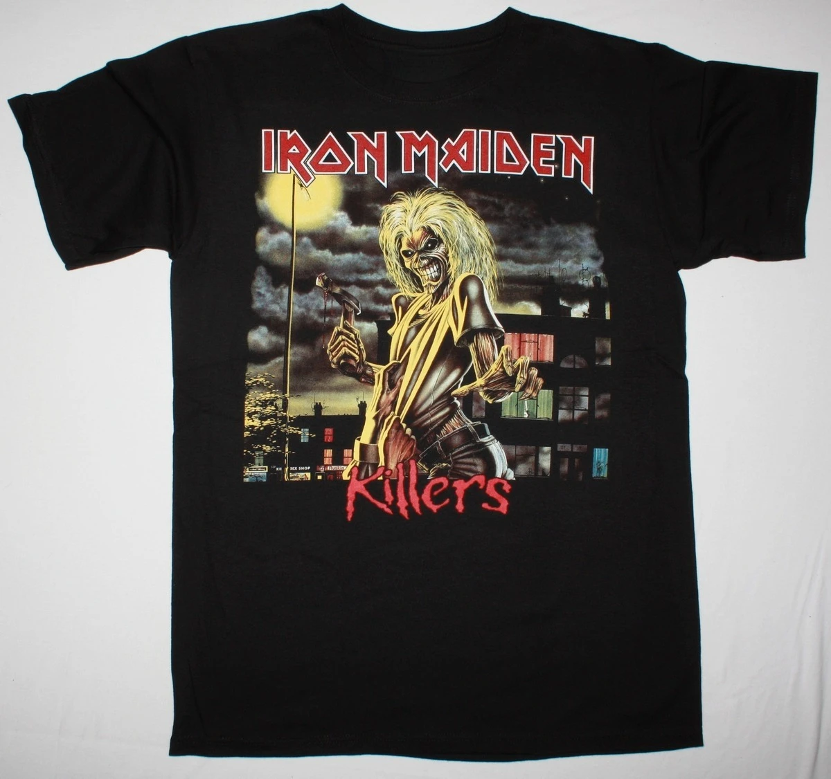 

IRON MAIDEN KILLERS T-Shirt Men Women Short Sleeve American Retro Band Tops Y2k T-shirt Oversize Tees Summer Men Streetwear