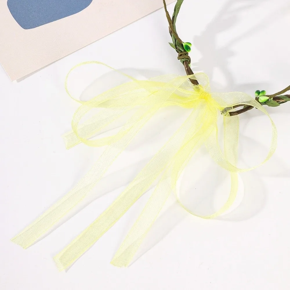 

Headpiece Elf Garland Artificial Floral Rhinestone Decoration Artificial Floral Wreath Bride Hairstyles Princess Headdress Women