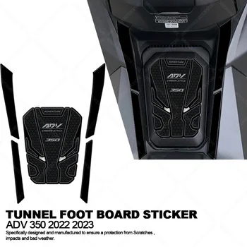 Autocollant de protection étanche pour panneau de pied de Tunnel de moto, autocollant 3D en résine époxy pour Adv 350 Adv350 2022 2023