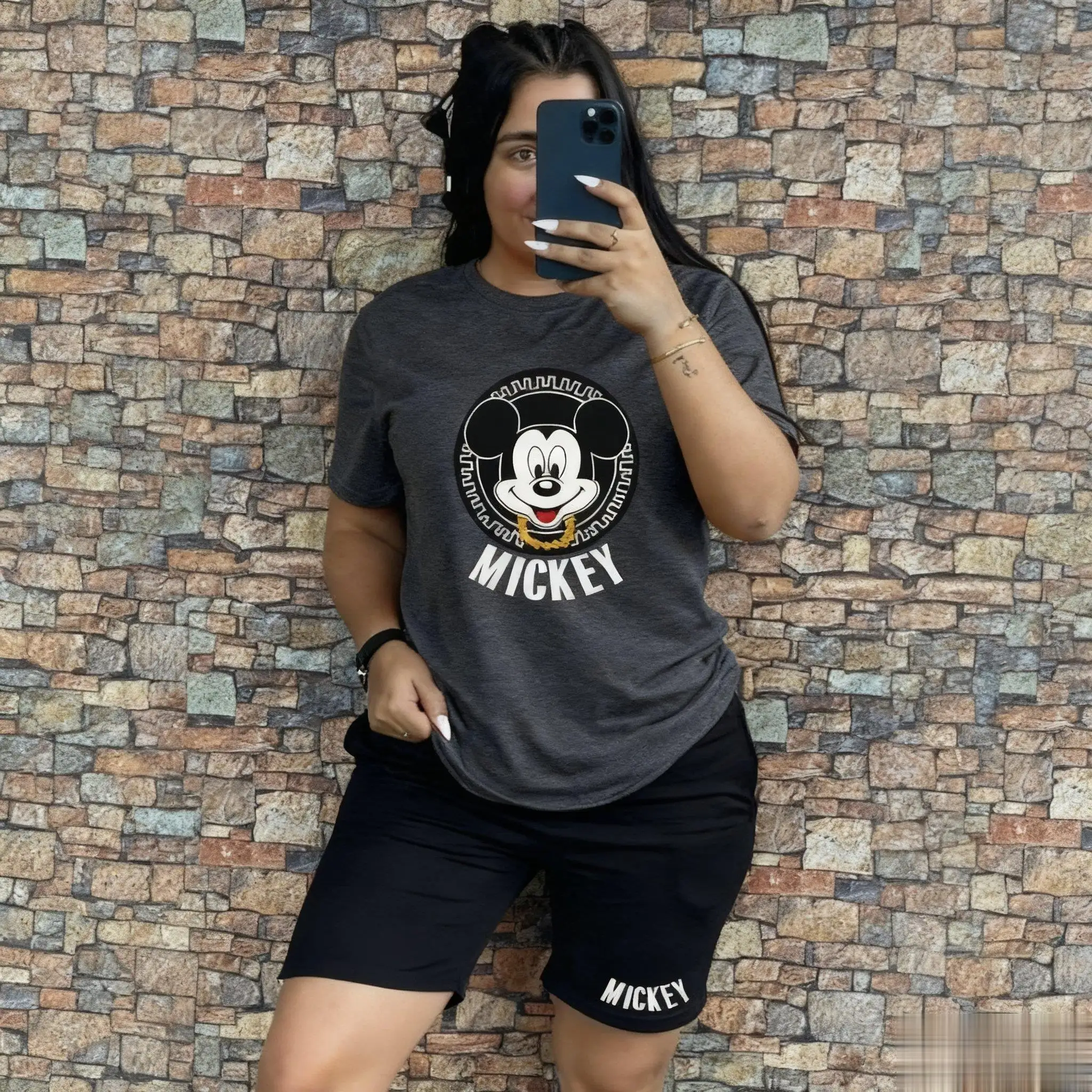 Verão na moda mickey mouse gráfico t camisa das mulheres dos homens manga curta camiseta solta oversized casual topos bonito dos desenhos animados impressão streetwear