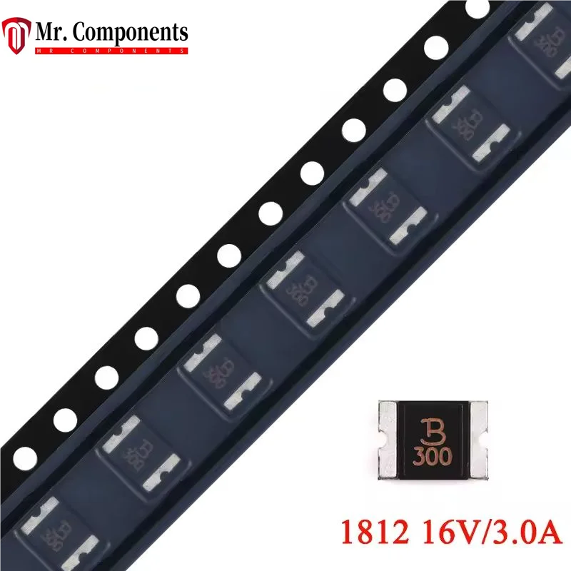 10 قطعة 1812 SMD الصمامات القابلة لإعادة الضبط الصمامات الانتعاش الذاتي PPTC 16 فولت/3.0A PTC 181216 V300 متوفر جديد