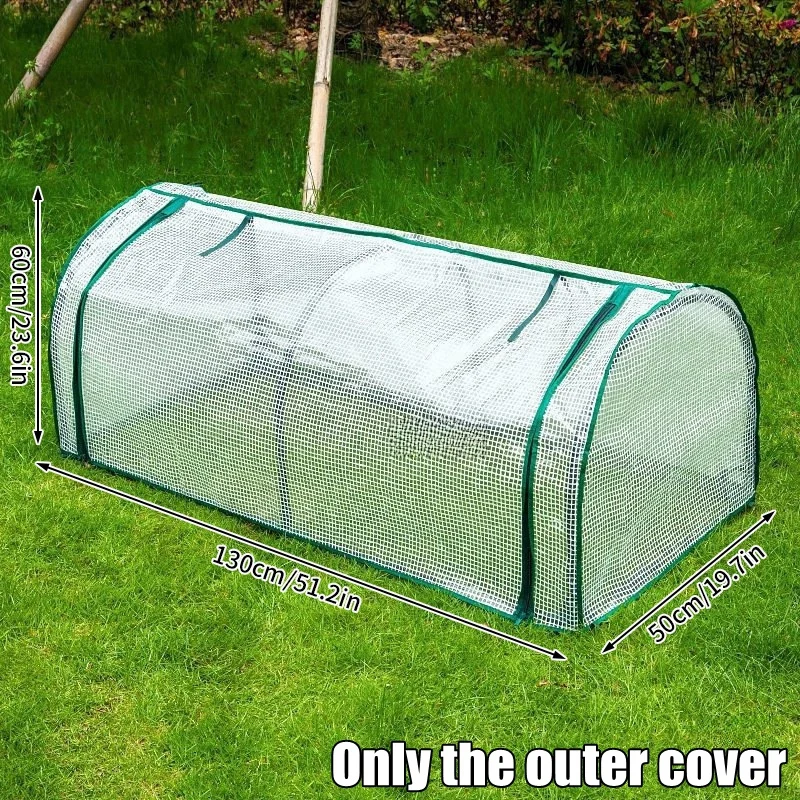 Greenhouse Plant Tent Arch Cover PVC Film, Outdoor Cover for Flower Shops, Balcony Insulation, Simple Greenhouse Rain Cover