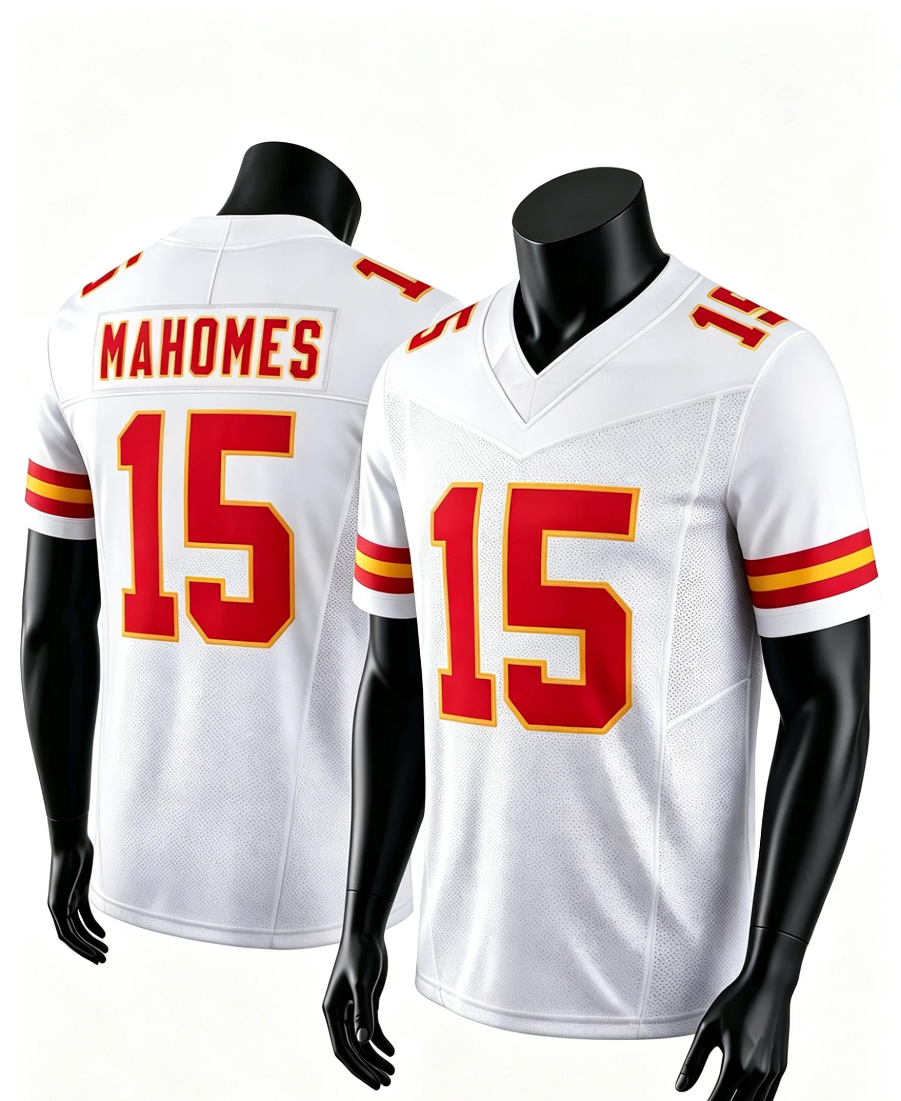 Sports Equipment Jersey - Men 15 Mahomes Red Home Football