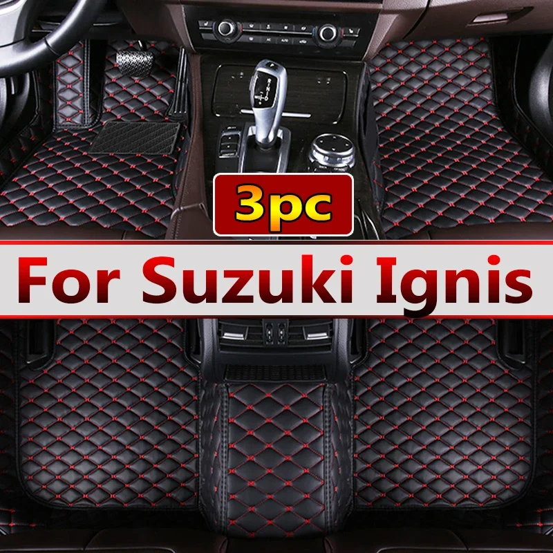 

Автомобильные коврики для Suzuki Ignis MF 2016 2017 2018 2019, кожаный напольный коврик, прочные коврики, набор ковриков для домашних животных, аксессуары, детали интерьера