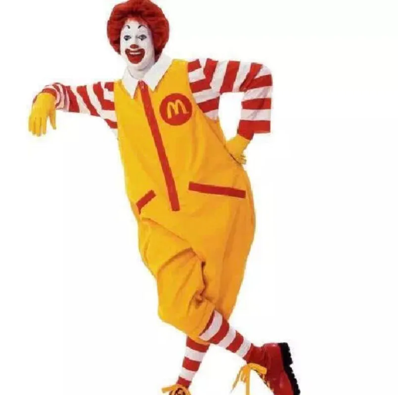 أنيمي سوترا مهرج دونالد تأثيري حلي رونالد حفلة تنكرية شخصية الدعاوى حفلة الهالوين مضحك زي المرحلة الملابس #2