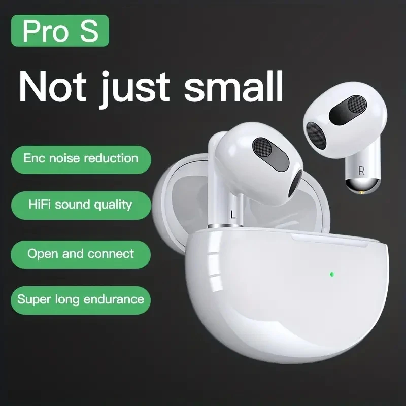 

Half-in-ear Mini Sports ENC Call Noise Reduction Heavy Bass Ultra-loncStandby 5.2TWS Wireless Earphones