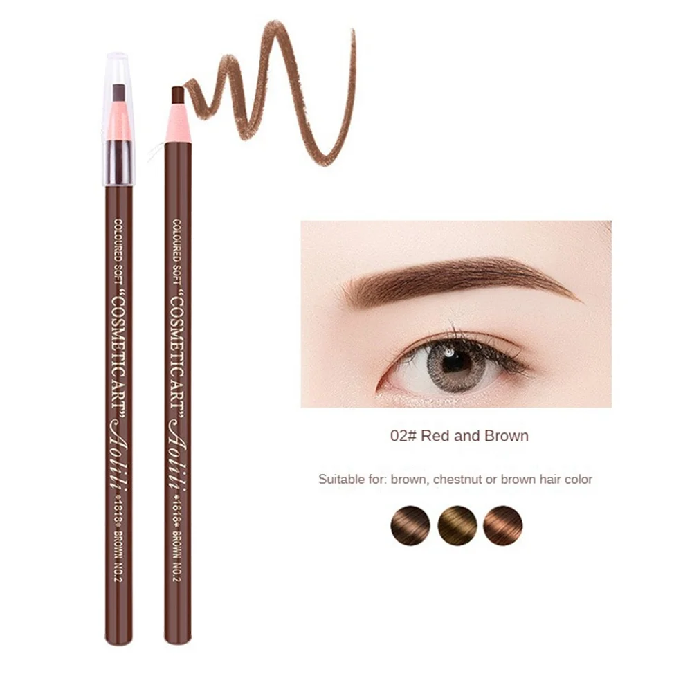 Natural Eyebrow Pencil Anti-sweat Anti-blooming Eyebrow Pencil No Makeup Smooth Smooth Eyebrow Pencil Lasting Not Easy To Faint