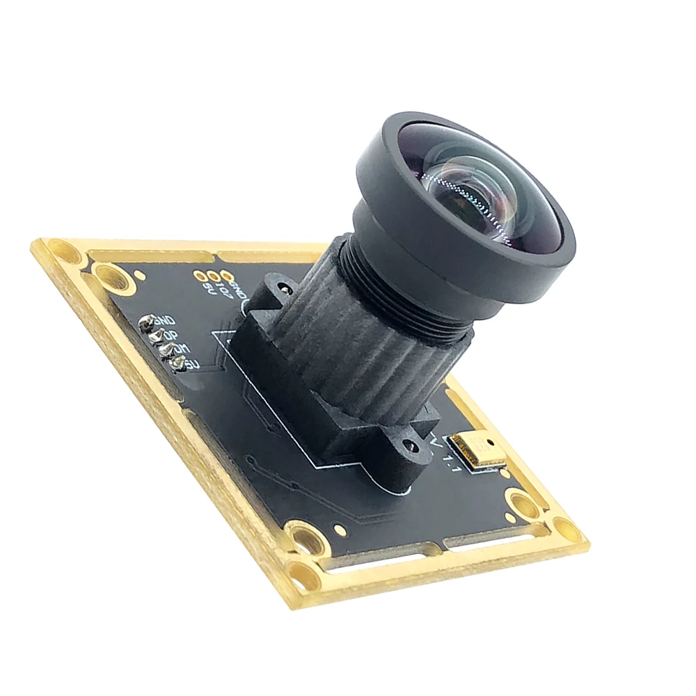 USB2.0 Distorsione fisica zero pura 5MP IMX335 UVC Webcam industriale 2592*1944 30FPS Modulo fotocamera USB Supporto audio Linux