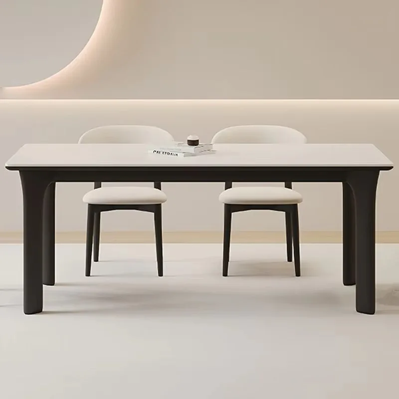Party Organizer Dining Table Designer Minimalist Space Saving Restaurant Tables Salon Luxury Marble Mesas De Comedor Furniture