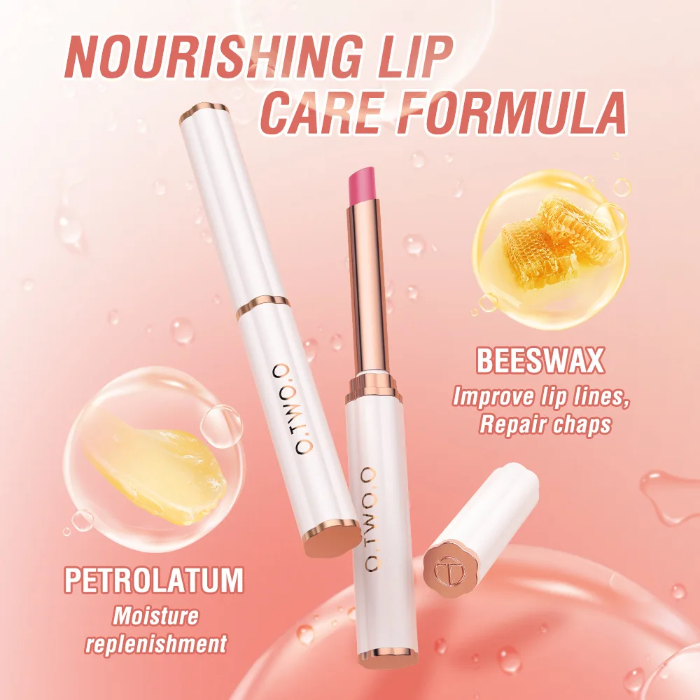 Long Lasting Color Changing Lipstick Moisturizing Lip Balm Natural Nourishing Beeswax Lip Gloss Lip Care Cosmetics