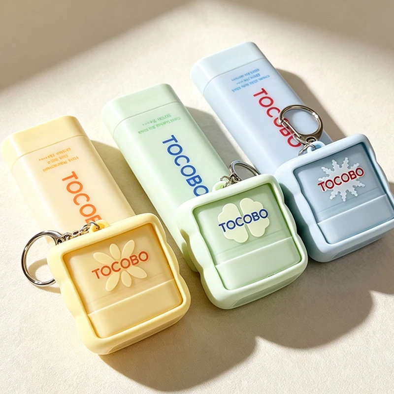 TOCOBO New Mini Key Chain Sunscreen SPF50+ PA++++ Fast Film Formation Refreshing Portable Lip Facial Mask Skin Care Products
