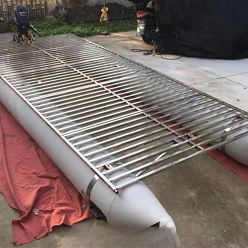 قارب صيد السمك قابل للفصل والمريح، قارب عائم شبكي من Catamaran، قارب Luya سميك قابل للنفخ