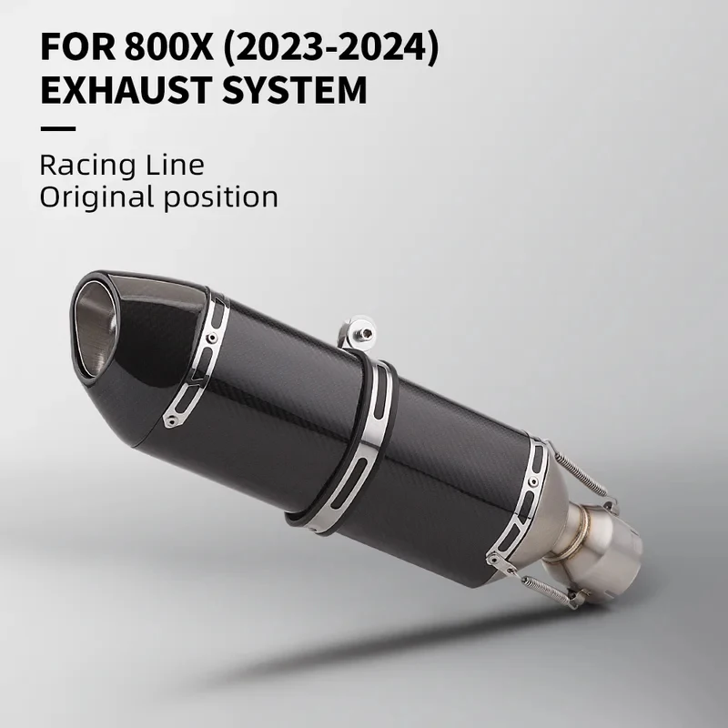 

Slip On Exhaust Stainless Steel Muffler for KOVE 800X 800 X Adventure Rally Pro