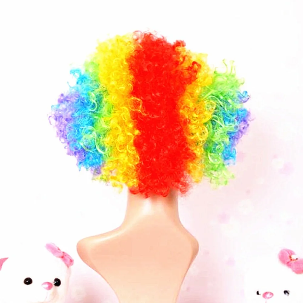 Explosion Head Wig  Clown Funny Party Props Christmas Colored Wig