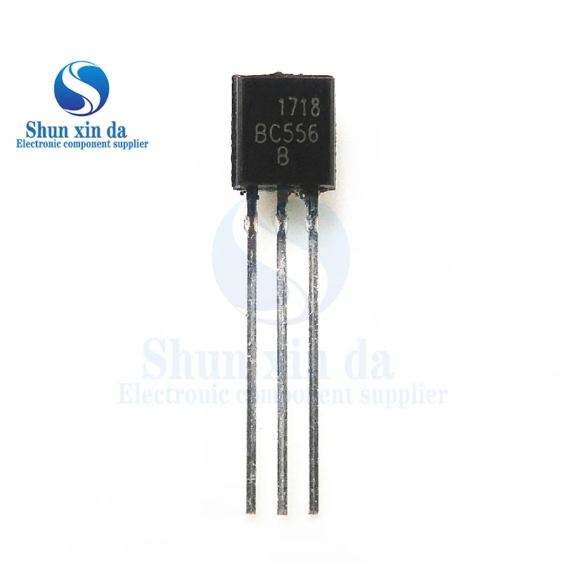 100PCS BC556B TO92 bc556 0.1A 65V PNP in-line TO-92 In Stock Chipset