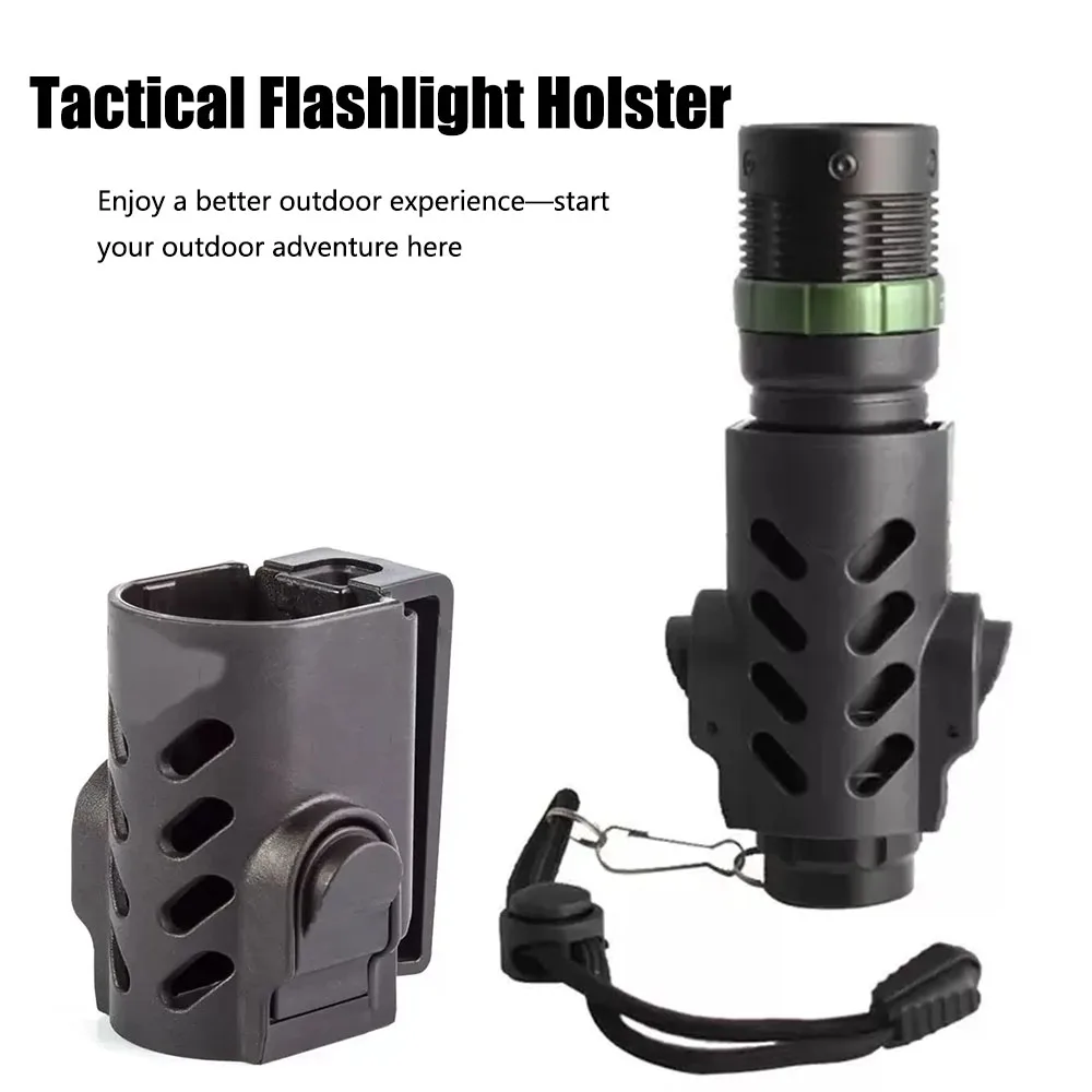 

Tactical Torch Holster, Belt Clip Torch Holster, Multi-Functional Torch Holster, Adjustable Nylon Torch Clip