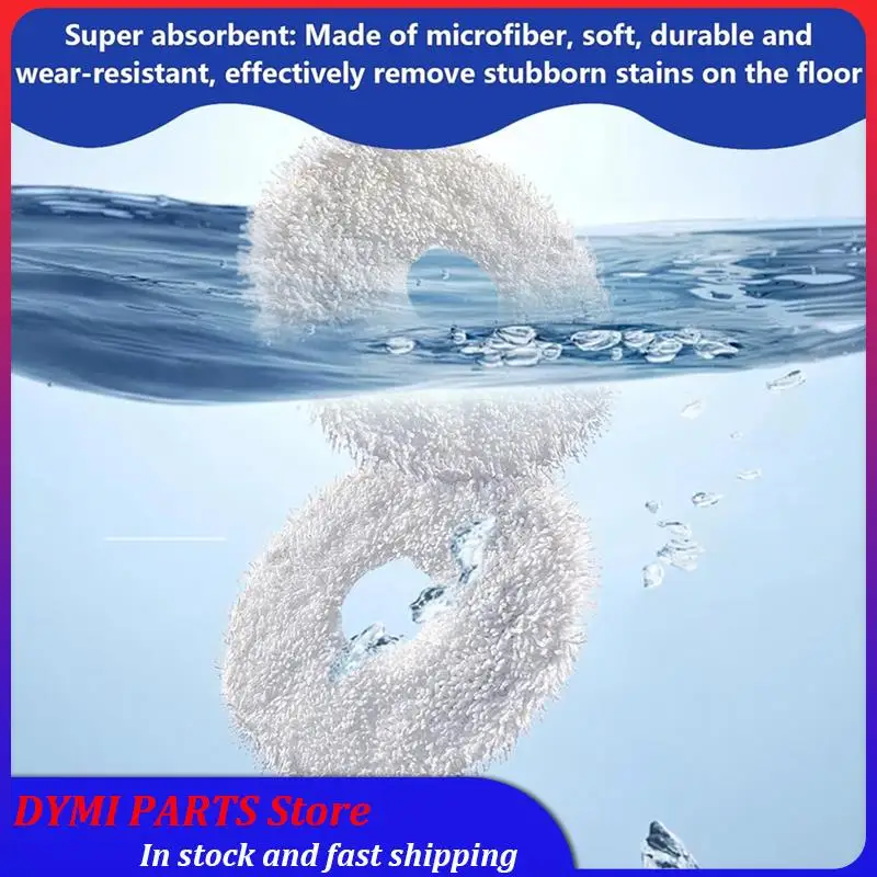 

Essential Wiping Cloths Accessories For Dreame L20 Ultra, Cleaner For Dreame L10s Ultra, Washable Microfibre Wet Mop Pad Spare P