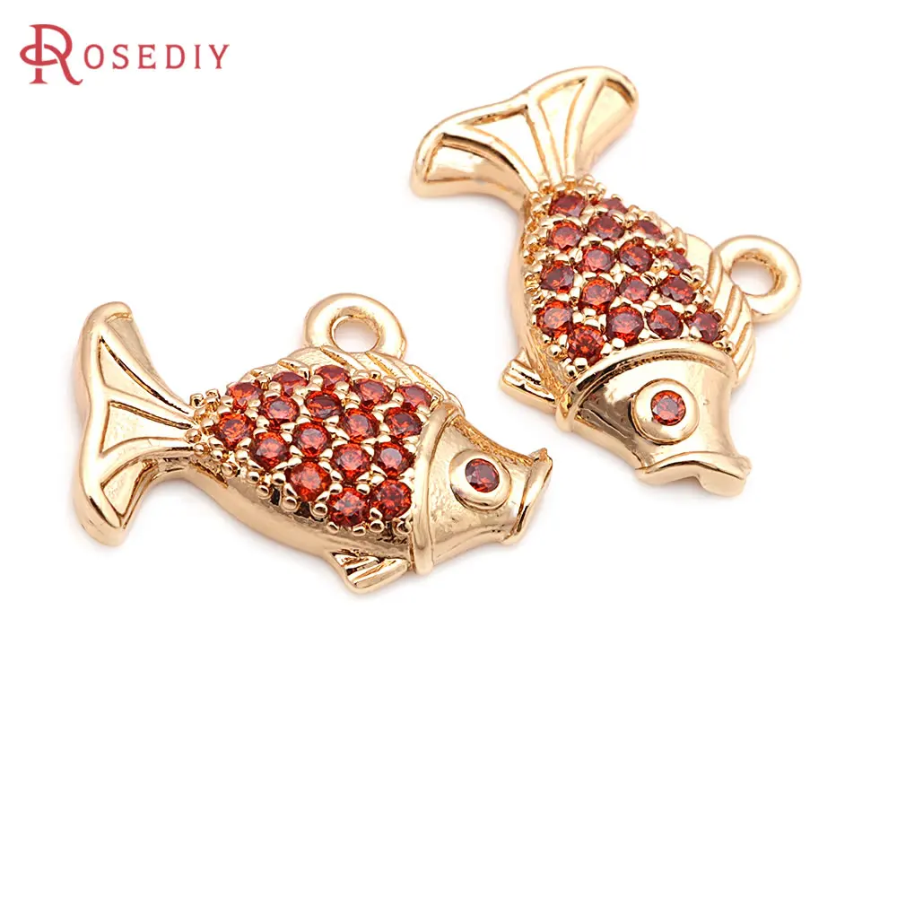 

6 шт., ювелирные изделия из латуни и циркона