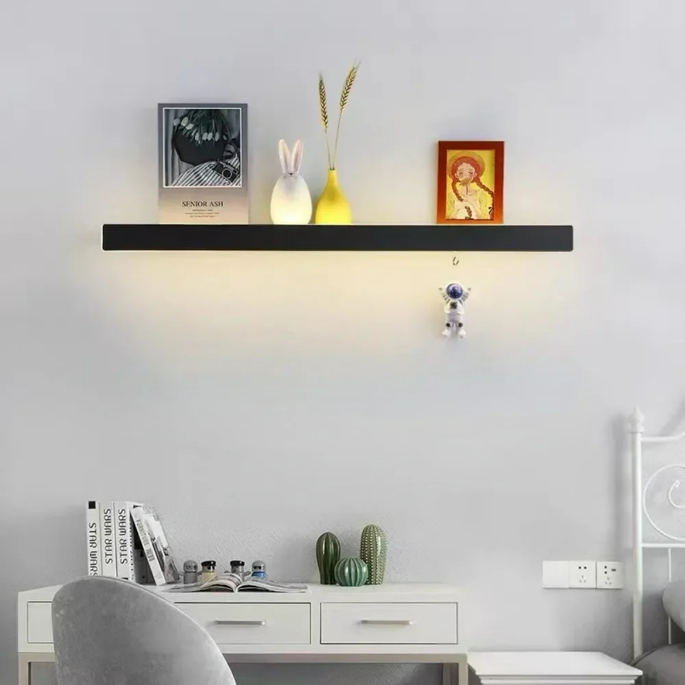 

Morden LED Wall Lamp Bedside Shelf Indoor Strip Wall Lamp Living Room Corridor Background Wall Pendant Decorative Lighting