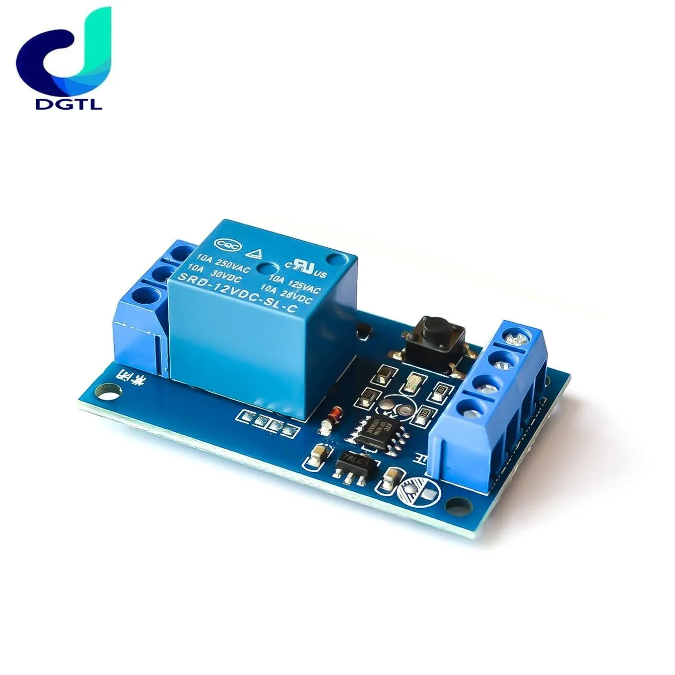 12V Single Bond Button Bistabiles Relaismodul Modifizierter Auto-Start- und Stopp-Selbstsperrschalter Ein Schlüssel