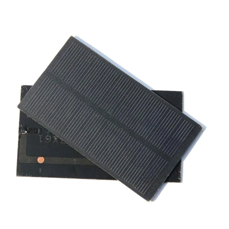 Factory Price 1000PCS 107*61MM 1W 5V Monocrystalline Silicon Solar Panel Charr Half Cell Solar Cell for 3.7V Battery