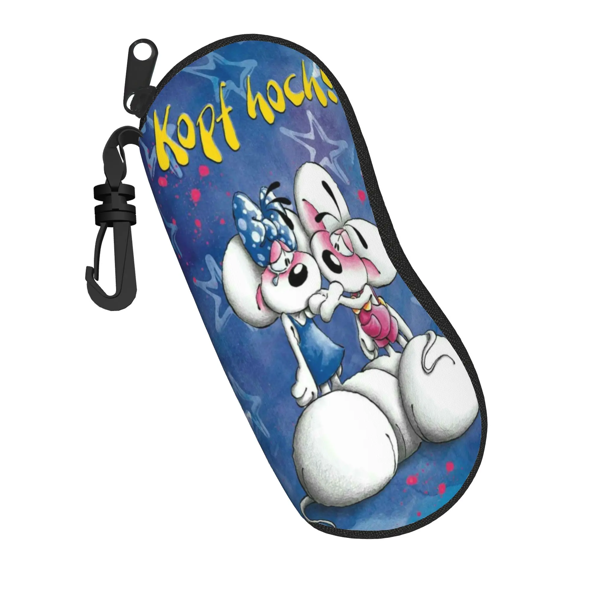 Kawaii Diddl mouse Glasses Case Printing Box  Glasses Storage Box Ins Style Eyewear Container
