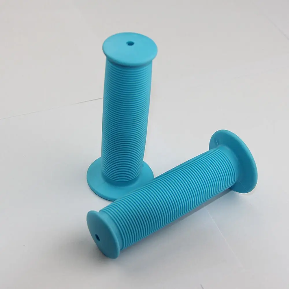 1Pair Anti-slip Bicycle Handlebar Cover Shock Absorption 10 Colors Rubber Grip Scooter Handbar