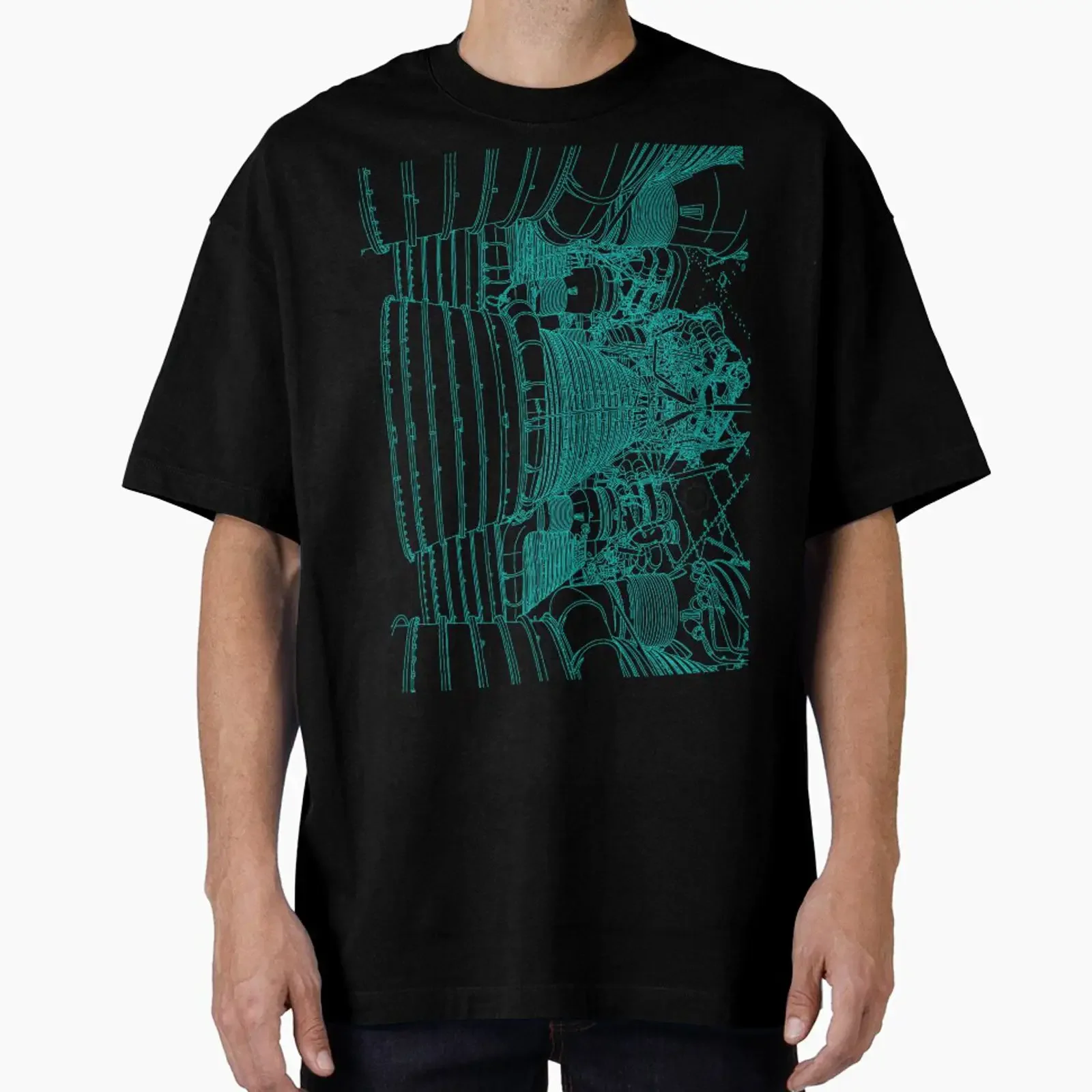 Apollo Rocket Boosters in Green Neon designed and sold by m lapino vintage Washed Soft Versatile Top For Everyday Wear