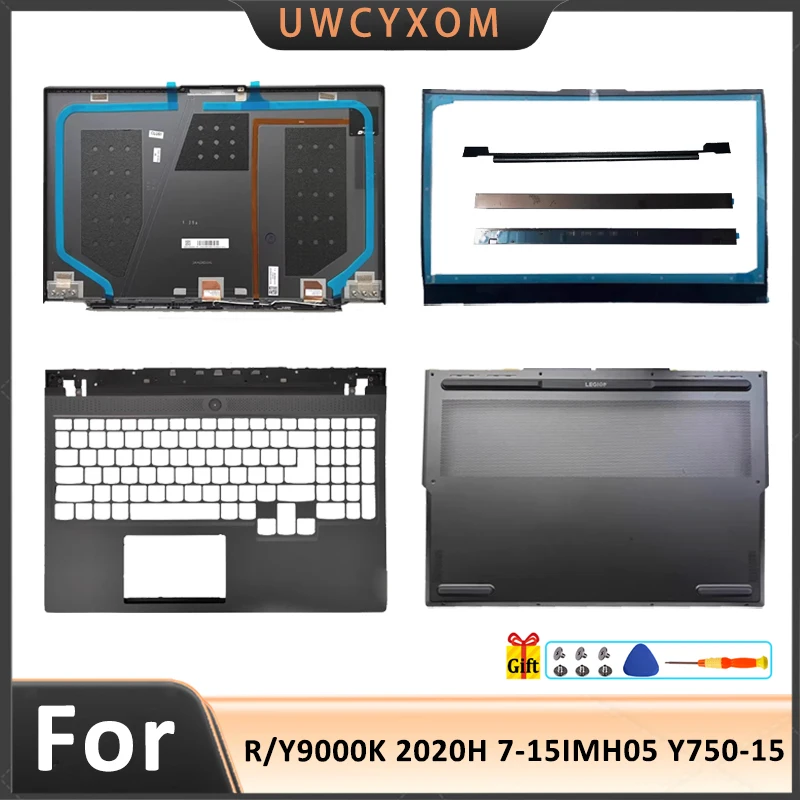 

FOR R9000K/Y9000K 2020H 7-15IMH05 Y750-15 Laptop LCD Back Cover Front Bezel Palmrest Hinges Bottom Case 5CB0Z20990