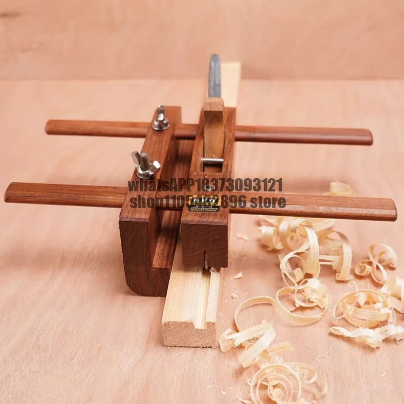 Wood Willow Hand Planer Adjustable Distance Groove Planers Professional Woodworking Manual Planer Portable Hand Planes