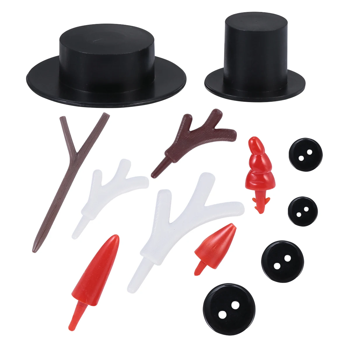

Christmas Snowman Material Set DIY Accessories for Festive Decoration Gift DIY Material Set Christmas Snowman Accessories