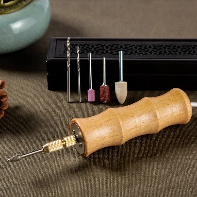 Imagem -02 - Mini Conjunto de Broca Elétrica Handheld Broca Usb Ferramentas Rotativas Gravador Caneta Perfuração Ferramentas de Jóias com Brocas Ferramentas Elétricas