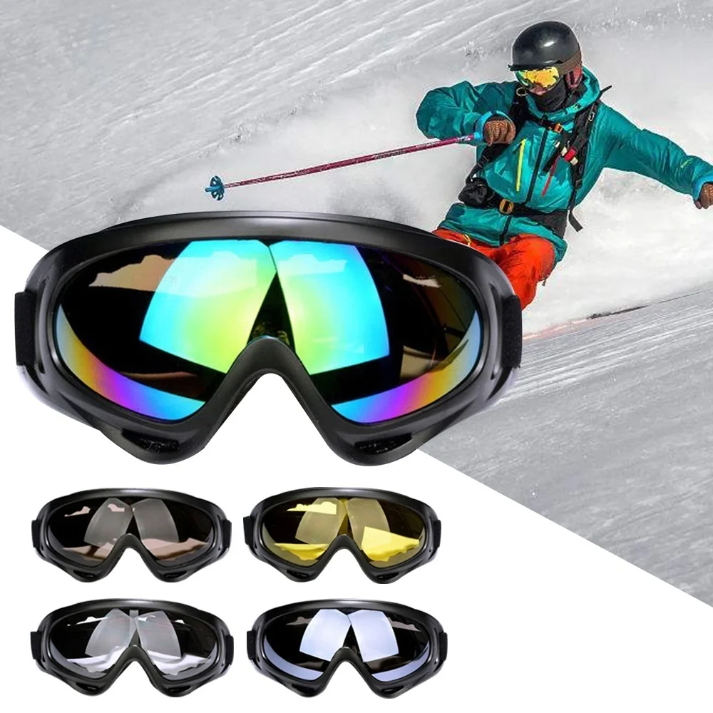 Winter Windproof Skiing Glasses Goggles Outdoor Sports cs Glasses Ski Goggles UV400 Dustproof Moto Cycling Sunglasses