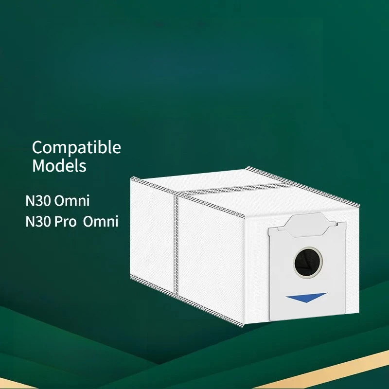 

For ECOVACS N30 Pro Omni Robot Vacuum - Non-Woven Activated Carbon Dust Bags Replacement Accessories