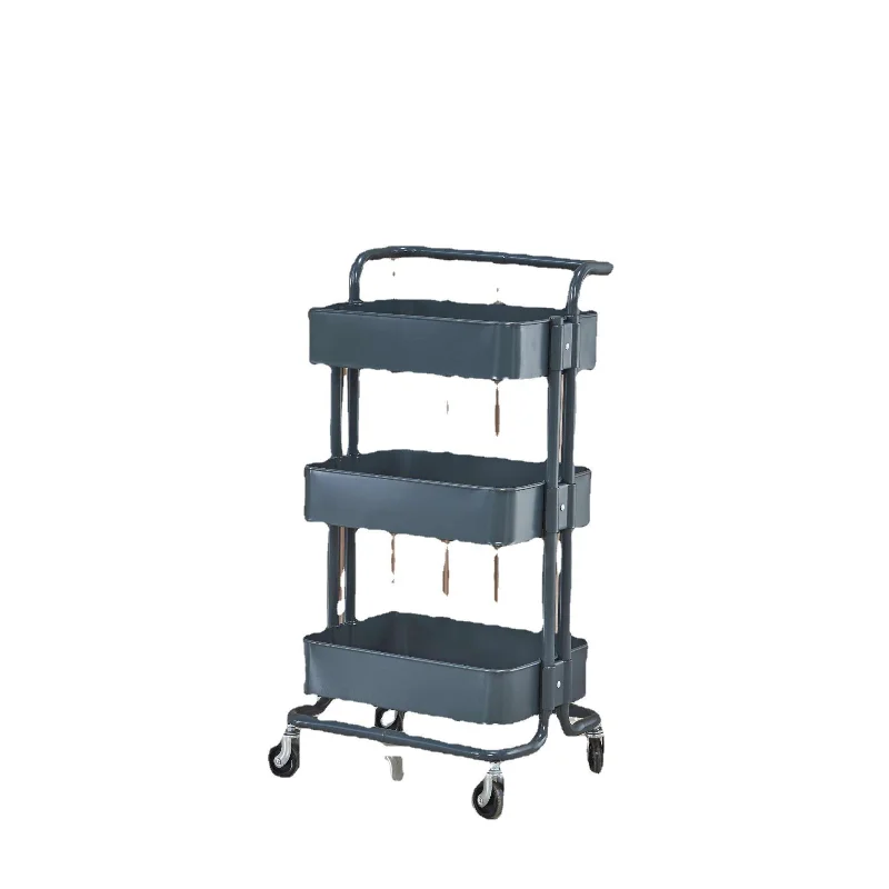 American Style Multifunctional Trolley Storable Barber Shop Designer Trolley Modern Beauty Salon Furniture Skjuta En Vagn HBSC