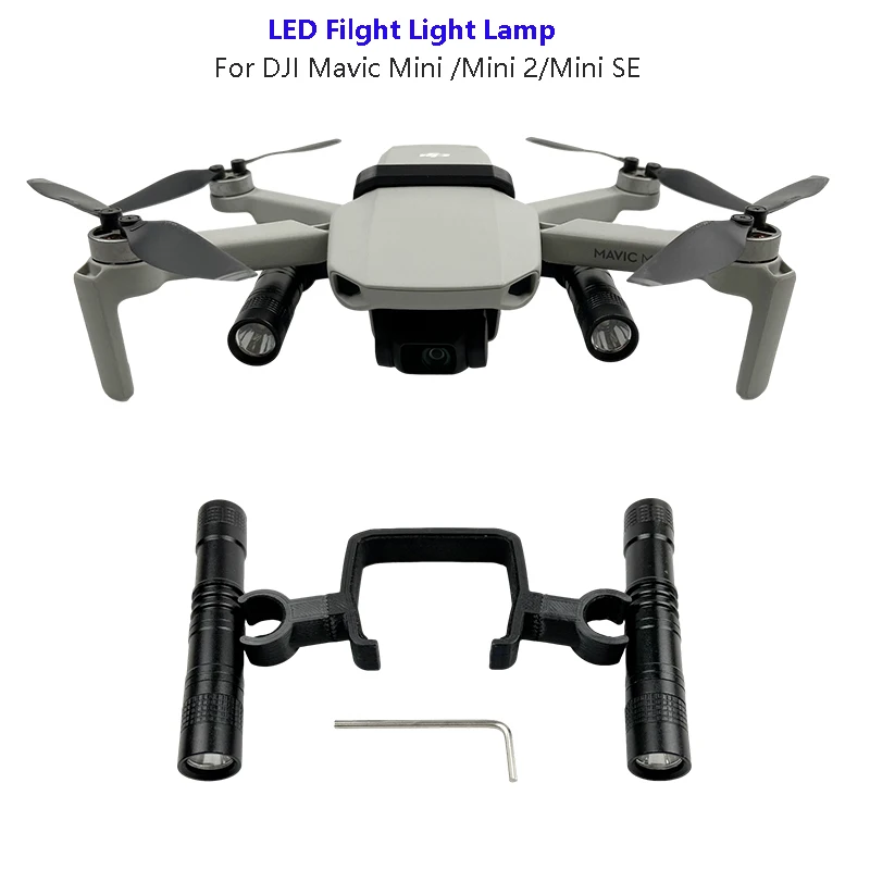 For DJI Mini 2/MINI SE Drone Night Light Kit Expansion Kit Easy Carring LED Flash Lights For DJI Mavic Mini Drone Accessories