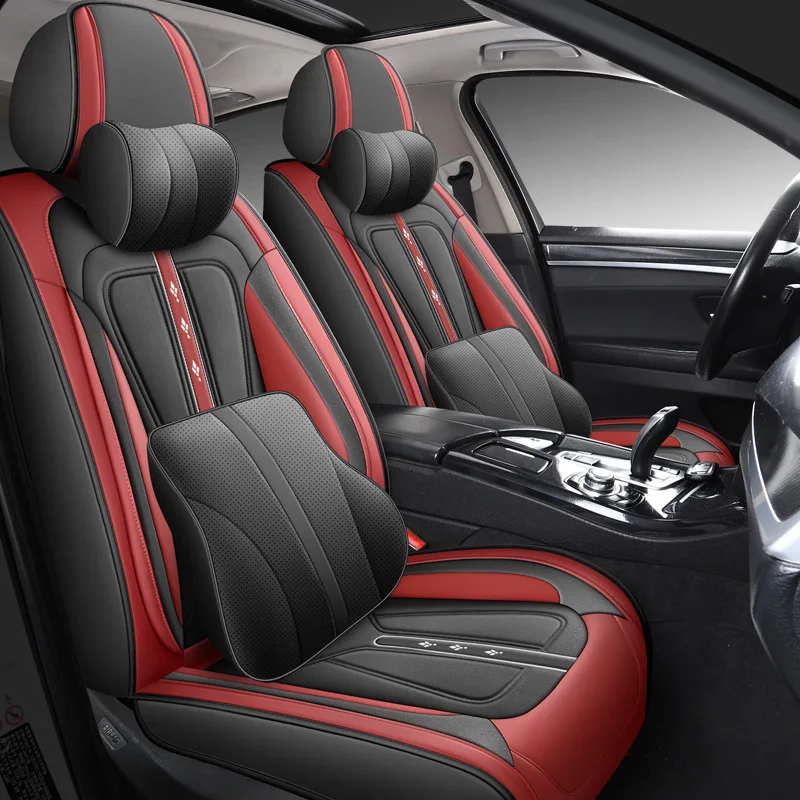 PU Leather Car Seat Cover For Dodge Grand Durango Nitro RAM1500 Stealth Magnum Avenger Challenger Auto Accessories