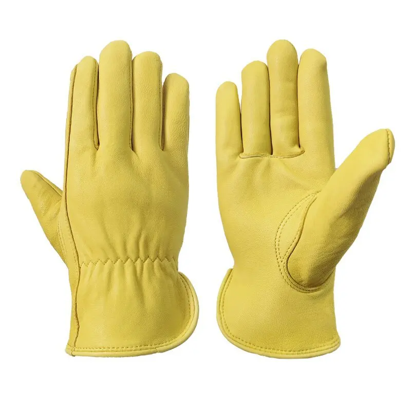 

Sheepskin Driver Protective Gloves for Outdoor Cycling Gardening Welding Protective Handling and Labor Protection Gloves