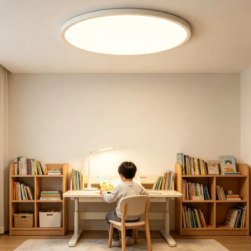 Full spectrum 1.6CM ultra-thin seamless ceiling light minimalist living room room eye protection simple study bedroom light