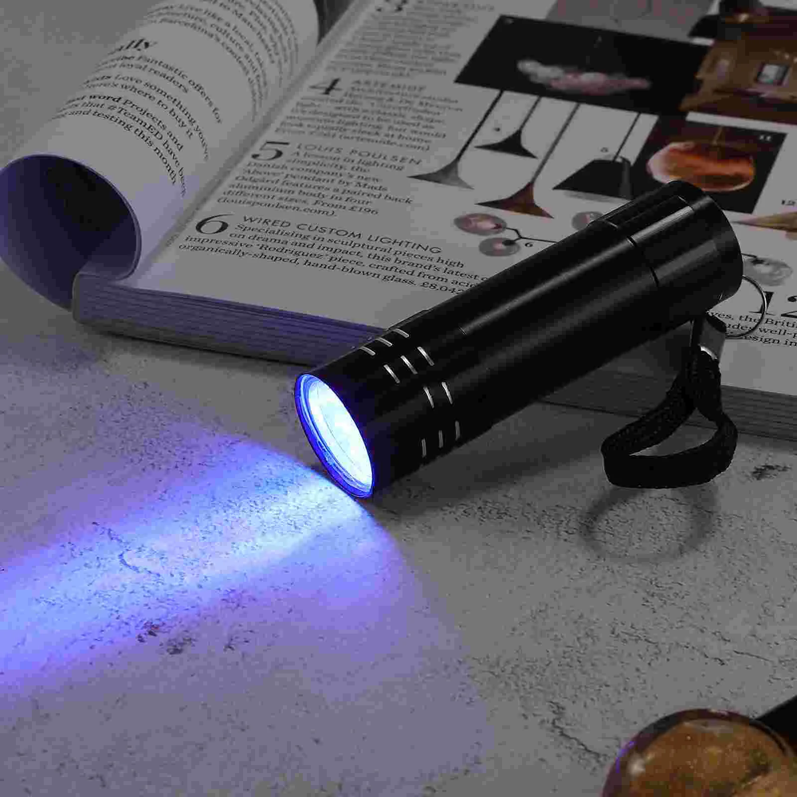 

UV Flashlight Nails for Ultra Violet Flashlights Portable Pet Urine LED